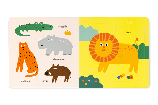 Savana - Livro-Puzzle