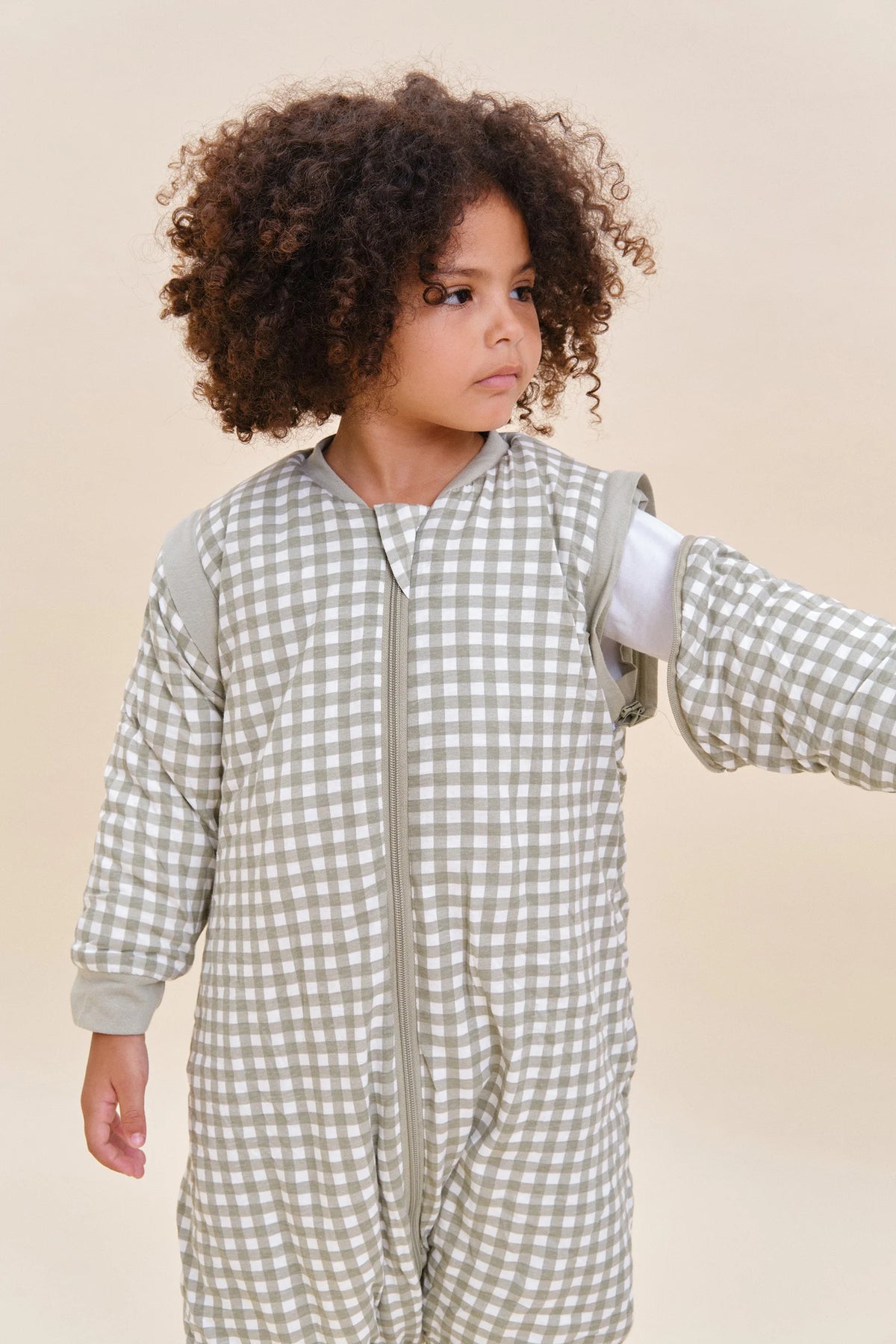 Macacão de Dormir com Mangas e Meias – Mint Tea – TOG 2.5