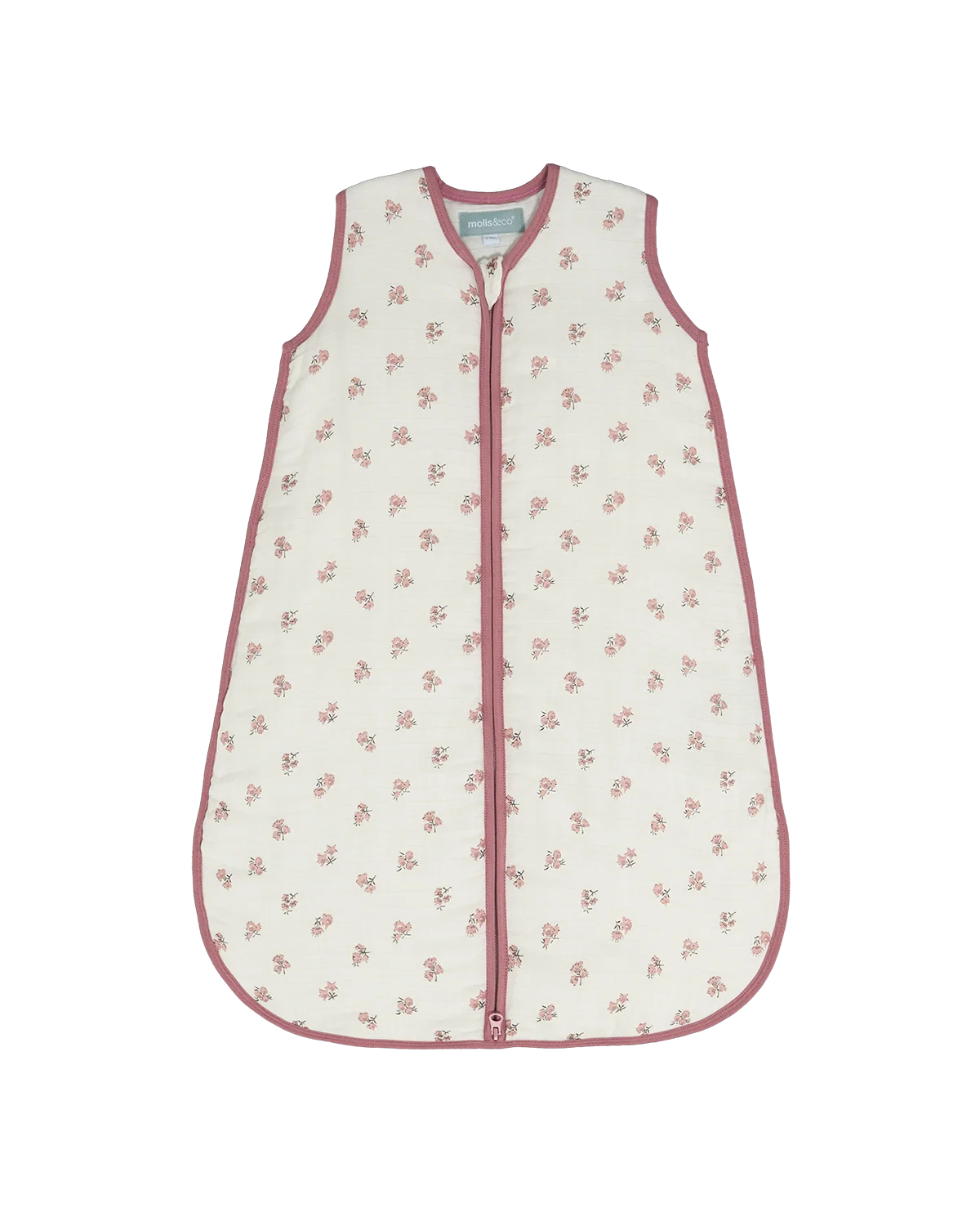 Baby sleeping bag - Bamboo muslin - Tiny Flowers - TOG 1