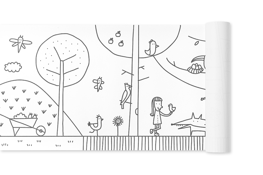 Desenrolla - El Campo (Rollo para Colorear)