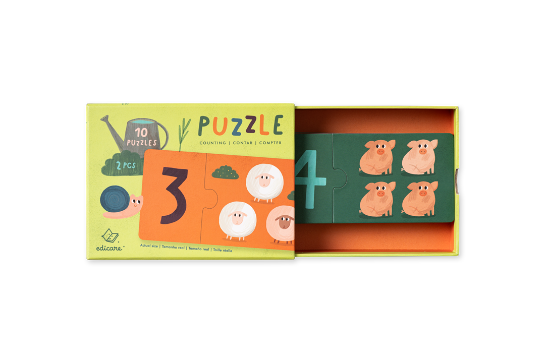 Counting Puzzle - 2 Pieces