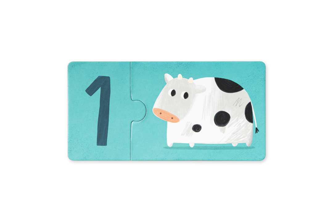 Counting Puzzle - 2 Pieces