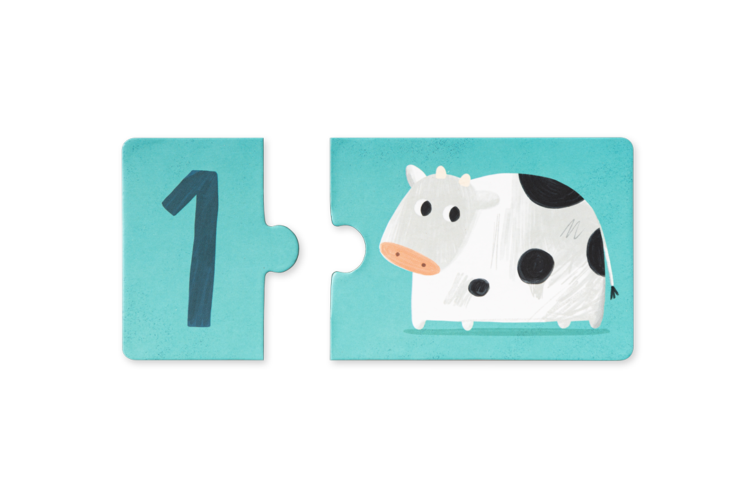 Counting Puzzle - 2 Pieces