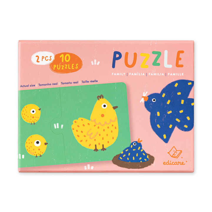 Puzzle Família - 2 Peças