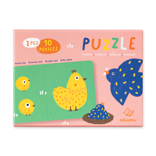 Puzzle Família - 2 Peças