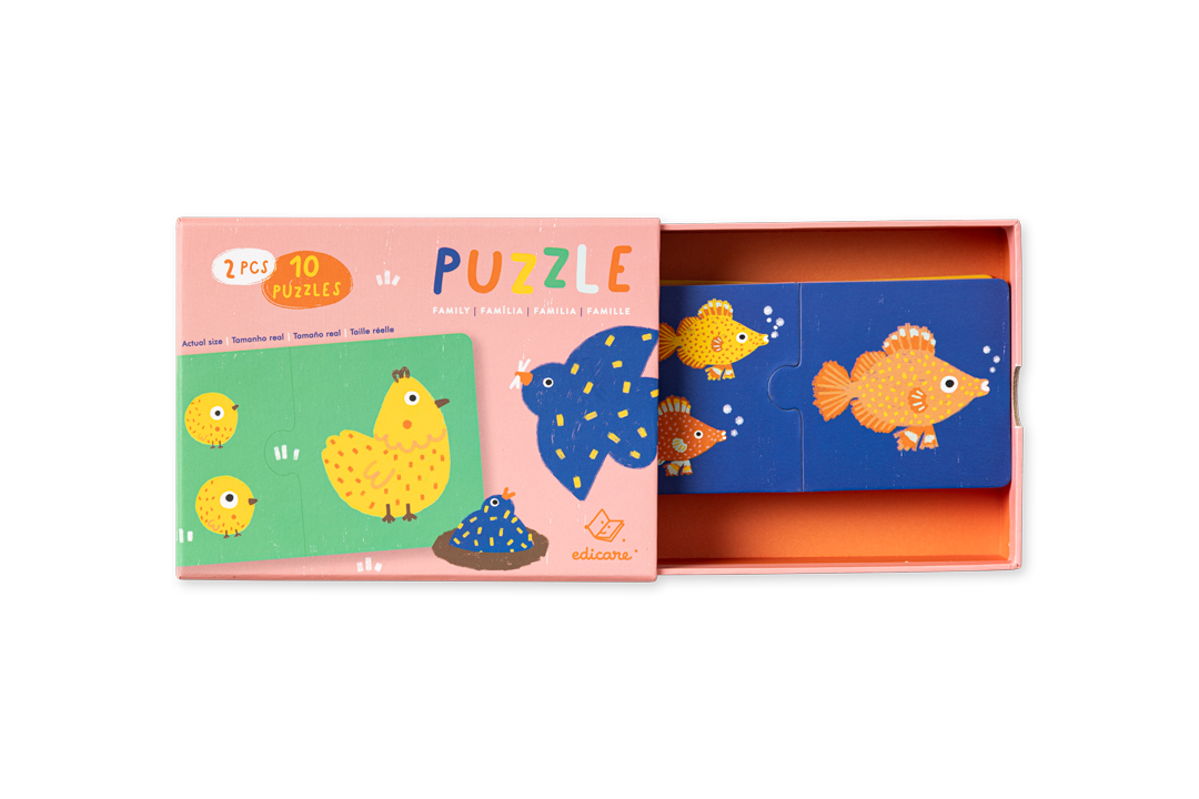 Puzzle Família - 2 Peças