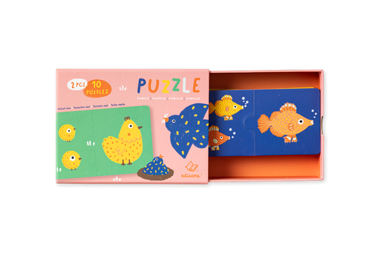 Puzzle Família - 2 Peças