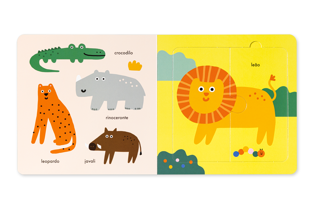 Savana - Livro-Puzzle