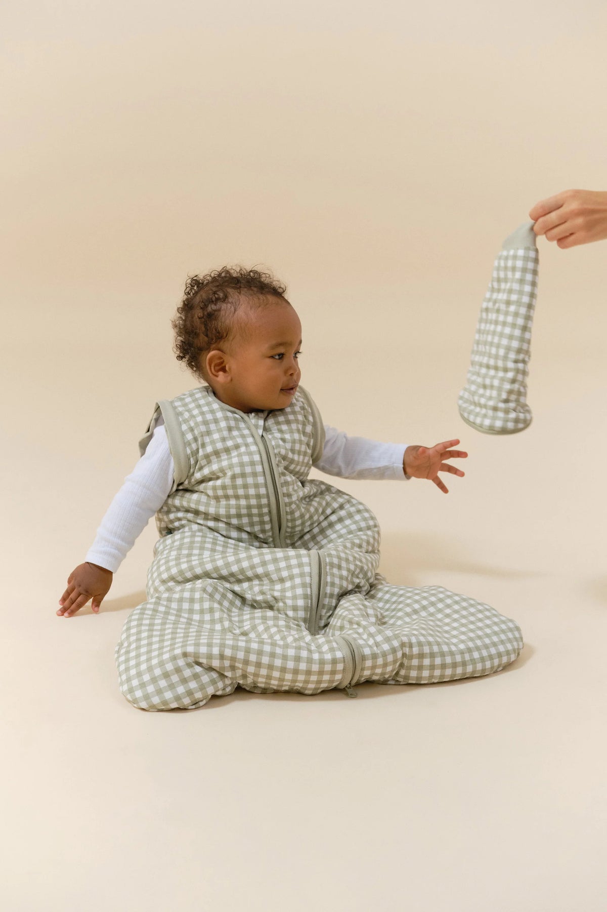Saco de Dormir de Bebé com Mangas – Mint Tea – TOG 2.5