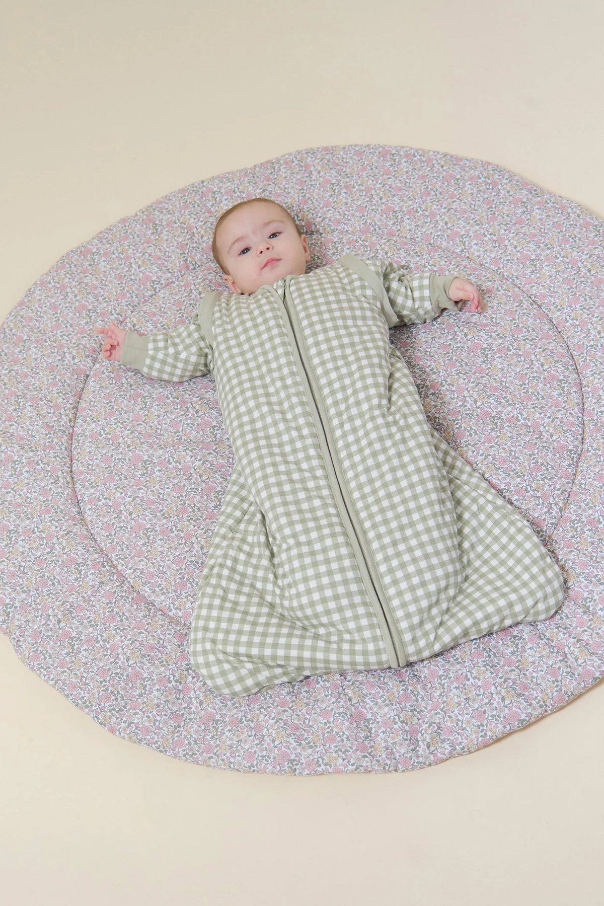 Saco de Dormir de Bebé com Mangas – Mint Tea – TOG 2.5