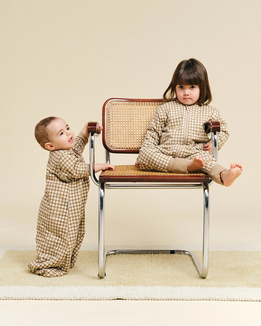 Saco de dormir para bebé - Brown Checks - TOG 1