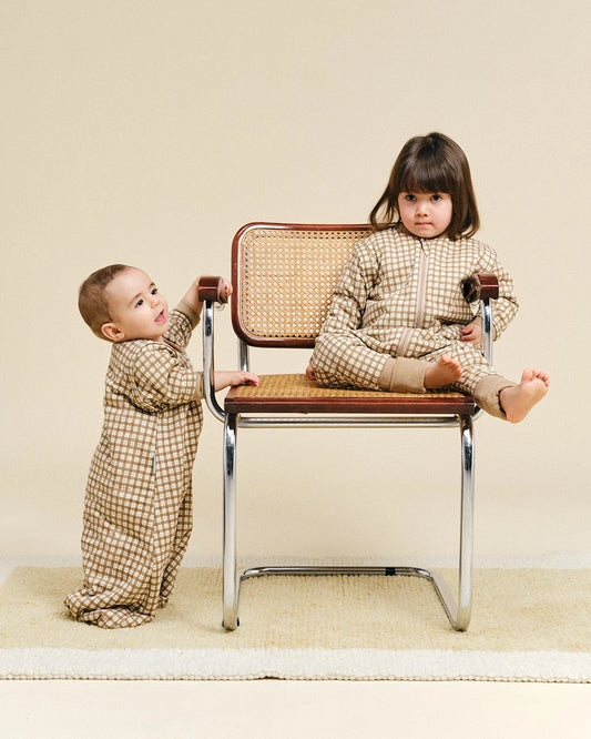 Saco de dormir para bebé - Brown Checks - TOG 1