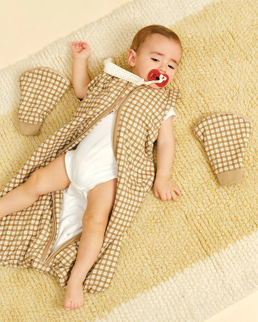 Saco de dormir para bebé - Brown Checks - TOG 1