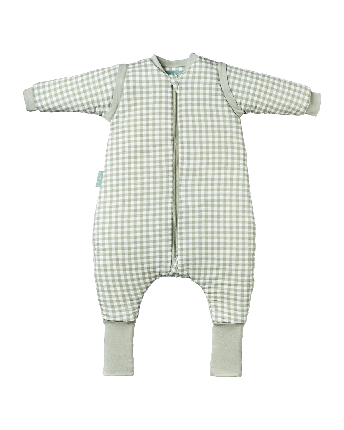 Macacão de Dormir com Mangas e Meias – Mint Tea – TOG 2.5