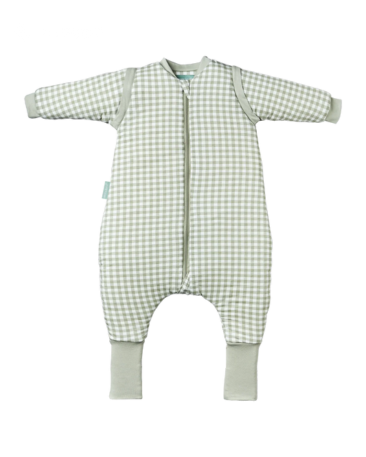 Macacão de Dormir com Mangas e Meias – Mint Tea – TOG 2.5