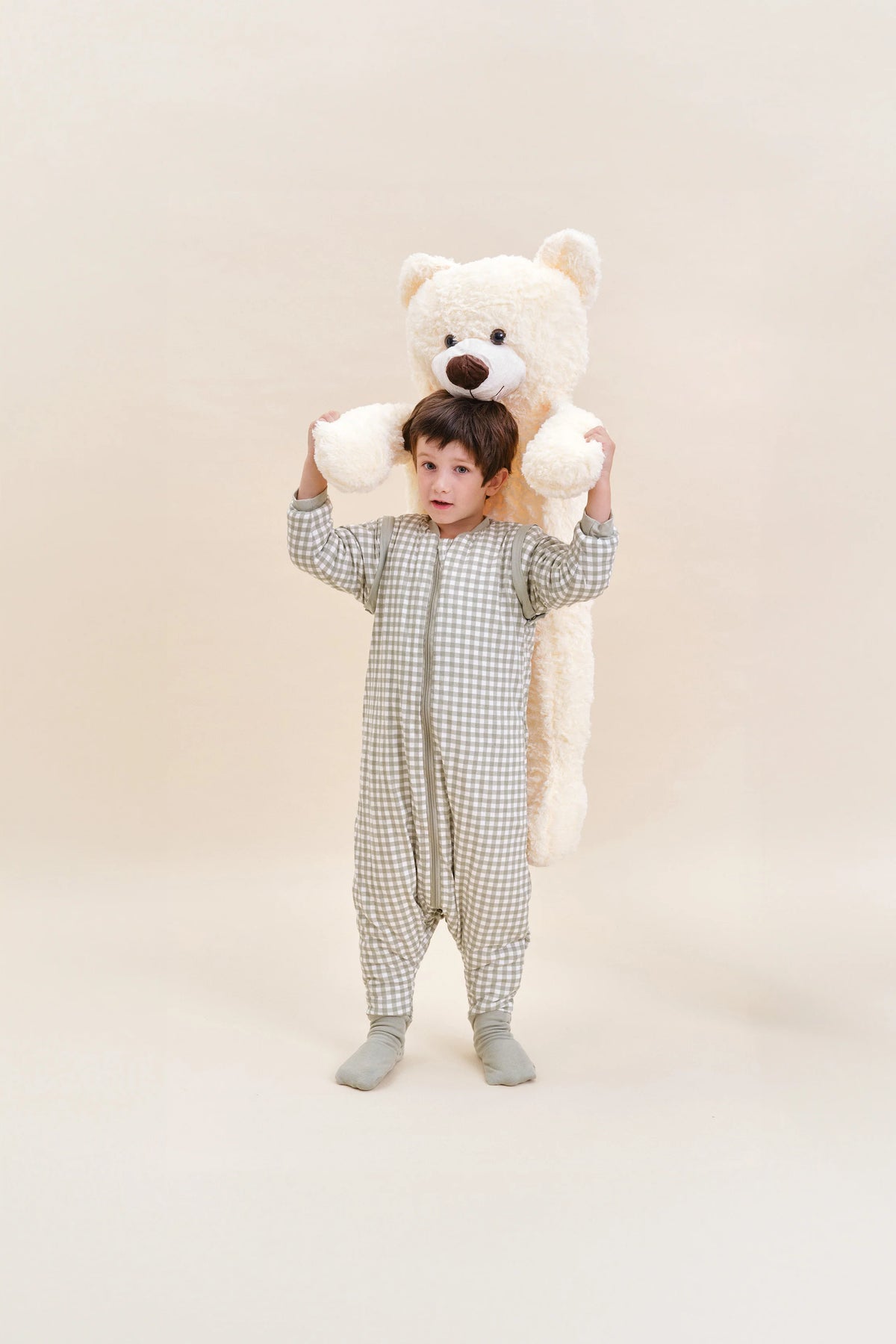 Macacão de Dormir com Mangas e Meias – Mint Tea – TOG 2.5